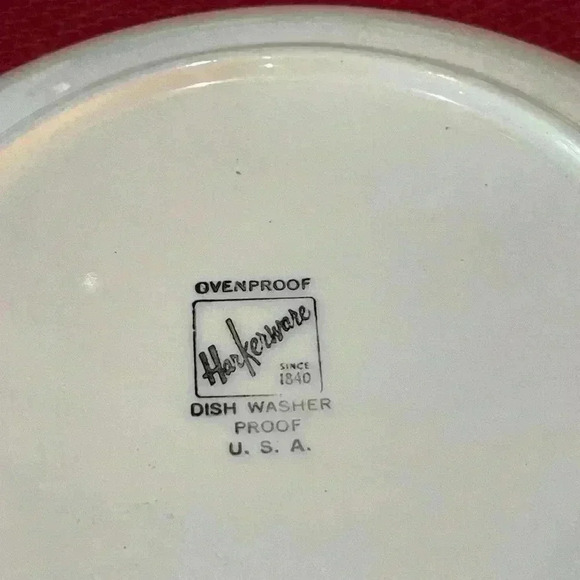 Vintage Persian key by Harker five piece plate setting Ironstone USA made - Picture 2 of 6